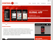 Tablet Screenshot of control-24.com.ar